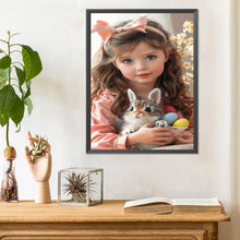 Load image into Gallery viewer, Diamond Painting - Full Round - girl (30*40CM)

