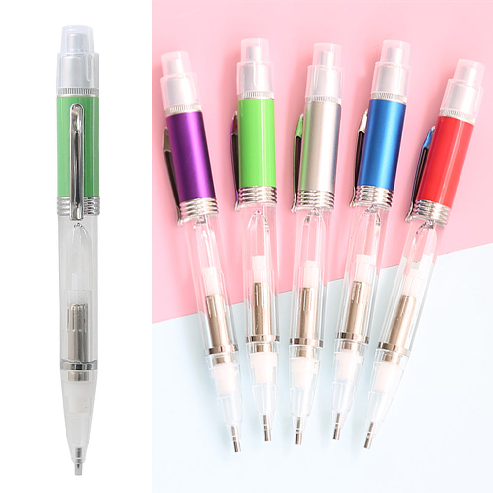 5D LED Diamond Painting Pen with Light Comfort Grip Faster Drilling Pen (Green)