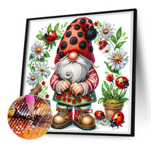 Load image into Gallery viewer, Diamond Painting - Partial Special Shaped - spring gnome (30*30CM)
