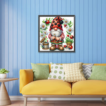 Load image into Gallery viewer, Diamond Painting - Partial Special Shaped - spring gnome (30*30CM)
