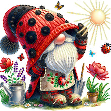 Load image into Gallery viewer, Diamond Painting - Partial Special Shaped - spring gnome (30*30CM)
