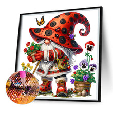 Load image into Gallery viewer, Diamond Painting - Partial Special Shaped - spring gnome (30*30CM)
