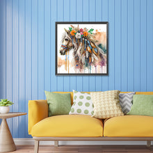 Load image into Gallery viewer, Diamond Painting - Partial Special Shaped - horse (30*30CM)
