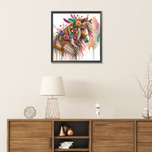 Load image into Gallery viewer, Diamond Painting - Partial Special Shaped - horse (30*30CM)

