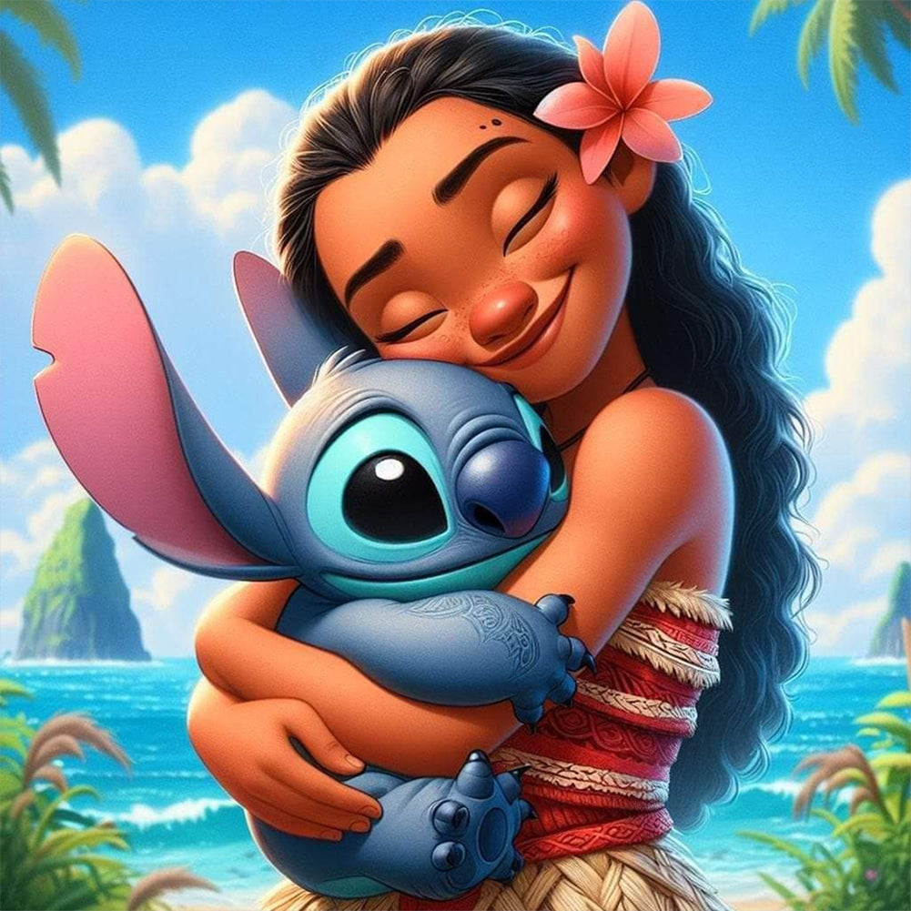 Diamond Painting - Full Round - disney stitch (30*30CM)