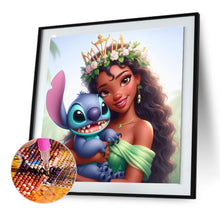 Load image into Gallery viewer, Diamond Painting - Full Round - disney stitch (30*30CM)

