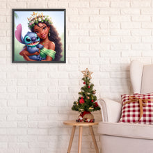 Load image into Gallery viewer, Diamond Painting - Full Round - disney stitch (30*30CM)
