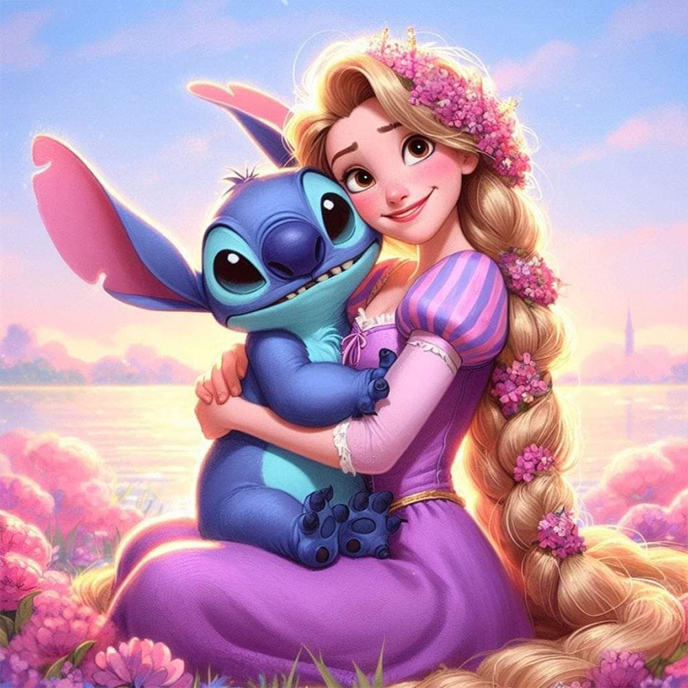 Diamond Painting - Full Round - disney stitch (30*30CM)