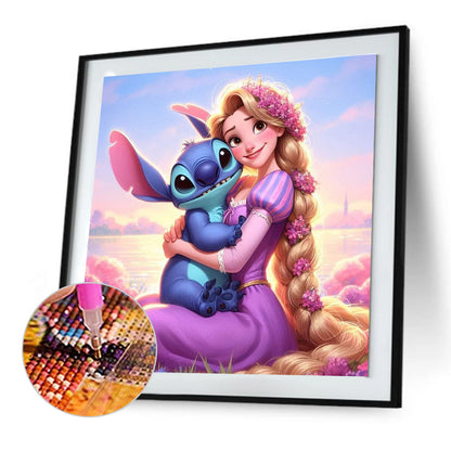 Diamond Painting - Full Round - disney stitch (30*30CM)