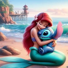 Load image into Gallery viewer, Diamond Painting - Full Round - disney stitch (30*30CM)

