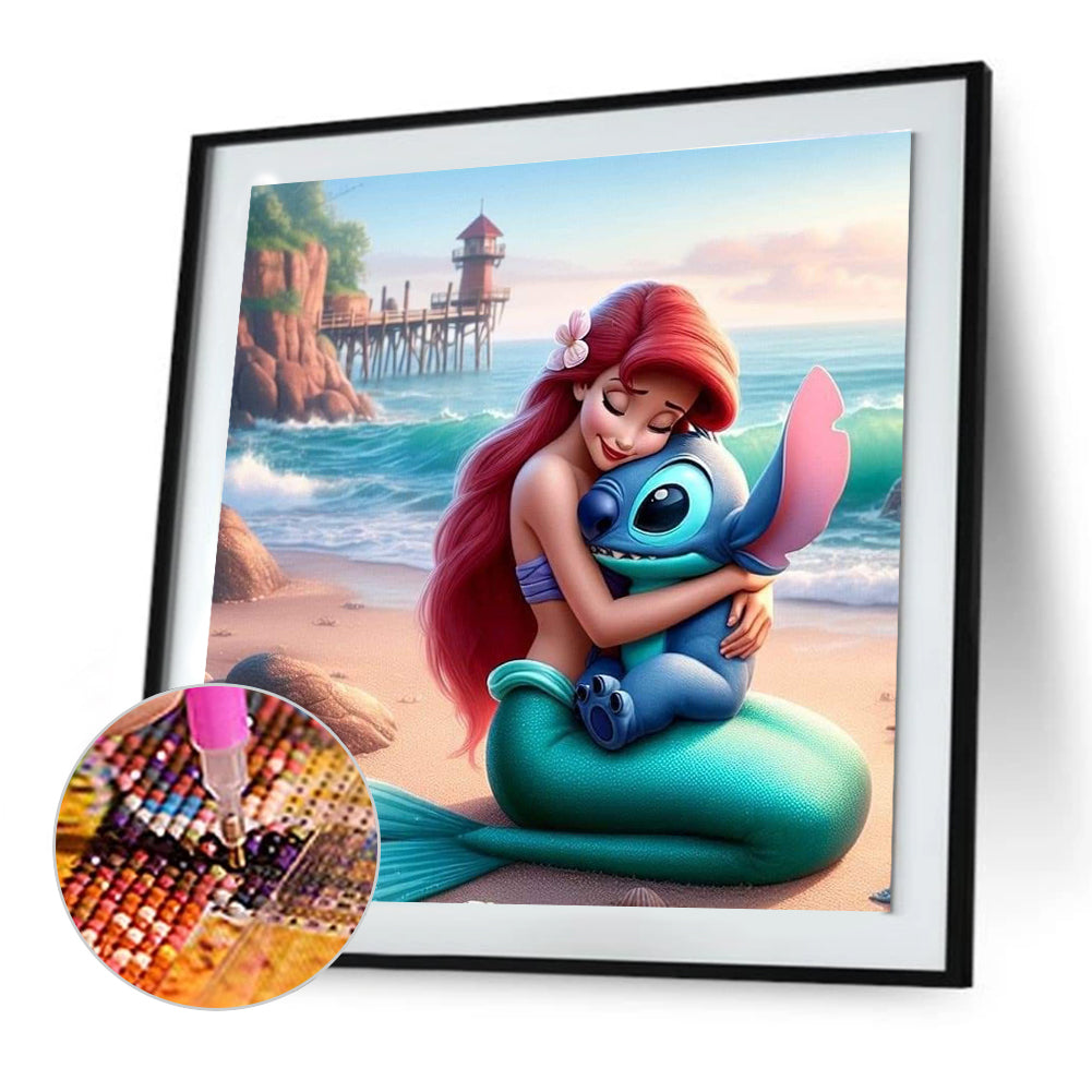 Diamond Painting - Full Round - disney stitch (30*30CM)