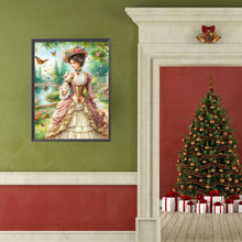 Load image into Gallery viewer, Diamond Painting - Full Round - garden girl (40*50CM)
