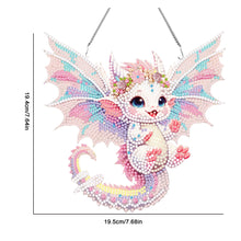 Load image into Gallery viewer, Acrylic Single-Side Dragon 5D DIY Diamond Painting Dots Pendant for Office Decor
