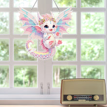 Load image into Gallery viewer, Acrylic Single-Side Dragon 5D DIY Diamond Painting Dots Pendant for Office Decor
