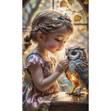 Load image into Gallery viewer, Diamond Painting - Full Round - girl (30*50CM)
