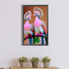 Load image into Gallery viewer, Diamond Painting - Full Round - crowned pigeon (30*50CM)
