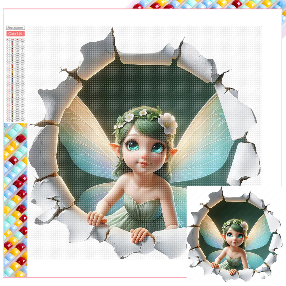 Diamond Painting - Full Square - The flying spirit (30*30CM)