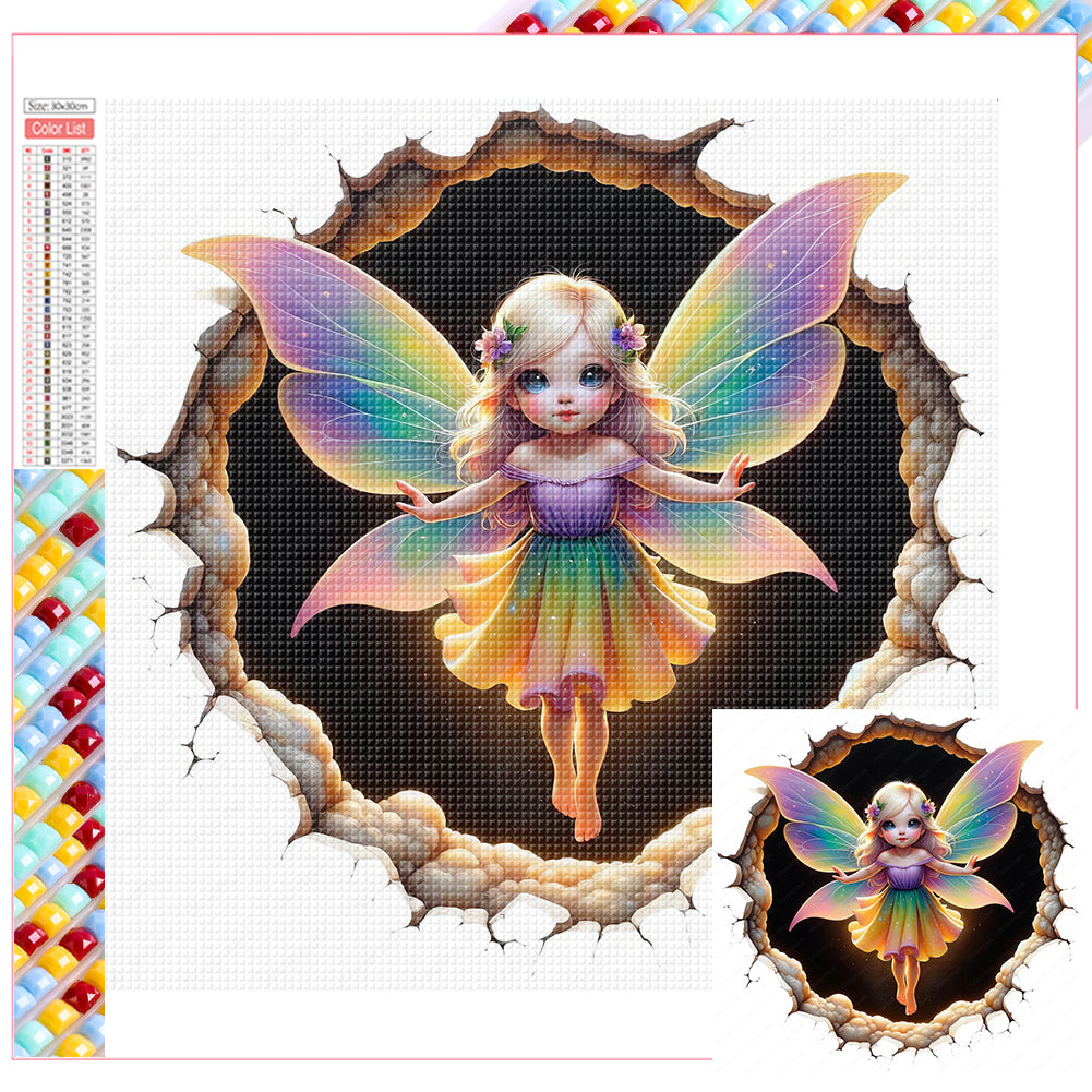 Diamond Painting - Full Square - The flying spirit (30*30CM)