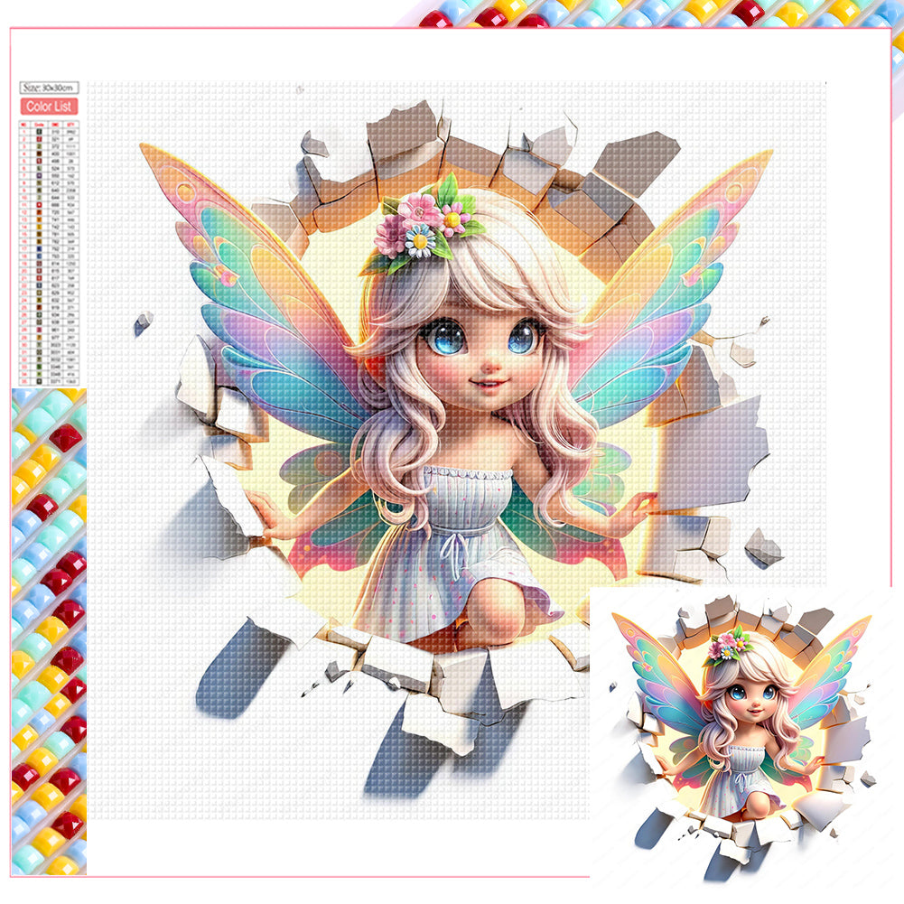 Diamond Painting - Full Square - The flying spirit (30*30CM)