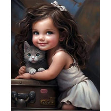 Load image into Gallery viewer, Diamond Painting - Full Square - little girl (40*50CM)
