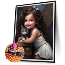 Load image into Gallery viewer, Diamond Painting - Full Square - little girl (40*50CM)
