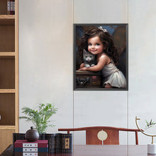 Load image into Gallery viewer, Diamond Painting - Full Square - little girl (40*50CM)
