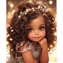 Load image into Gallery viewer, Diamond Painting - Full Square - brunette girl (40*50CM)
