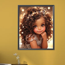 Load image into Gallery viewer, Diamond Painting - Full Square - brunette girl (40*50CM)
