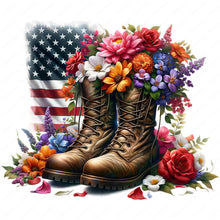 Load image into Gallery viewer, Diamond Painting - Full Square - American Day of Remembrance (30*30CM)
