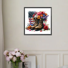 Load image into Gallery viewer, Diamond Painting - Full Square - American Day of Remembrance (30*30CM)
