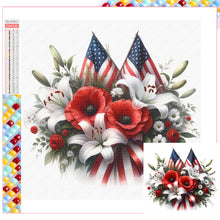 Load image into Gallery viewer, Diamond Painting - Full Square - American Day of Remembrance (30*30CM)
