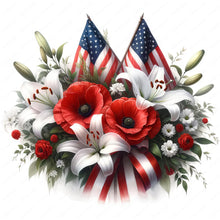 Load image into Gallery viewer, Diamond Painting - Full Square - American Day of Remembrance (30*30CM)

