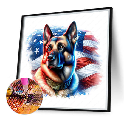 Diamond Painting - Full Square - American Day of Remembrance (30*30CM)