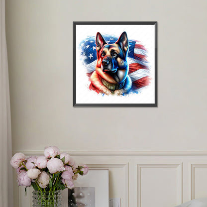 Diamond Painting - Full Square - American Day of Remembrance (30*30CM)