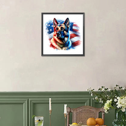 Diamond Painting - Full Square - American Day of Remembrance (30*30CM)