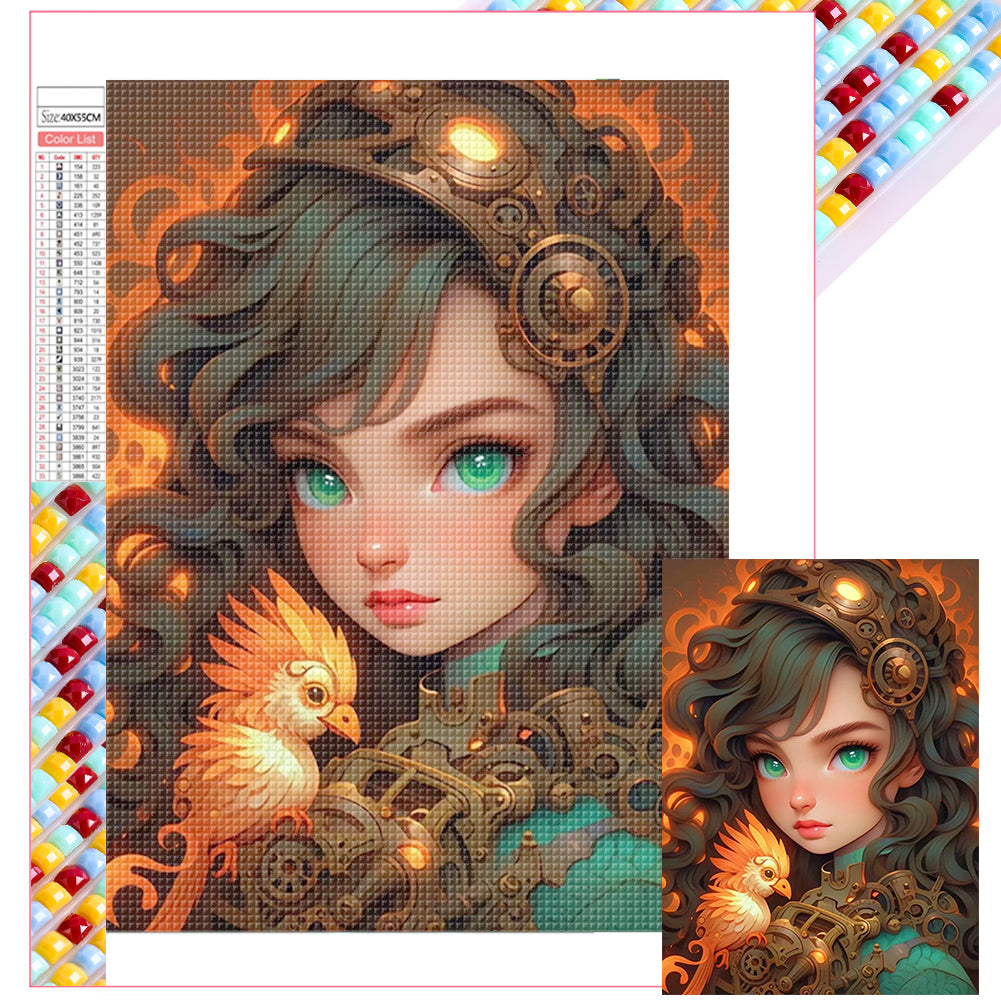 Diamond Painting - Full Square - girl (40*55CM)