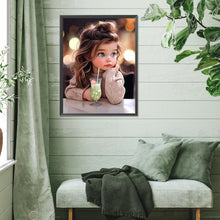Load image into Gallery viewer, Diamond Painting - Full Square - little girl (30*40CM)

