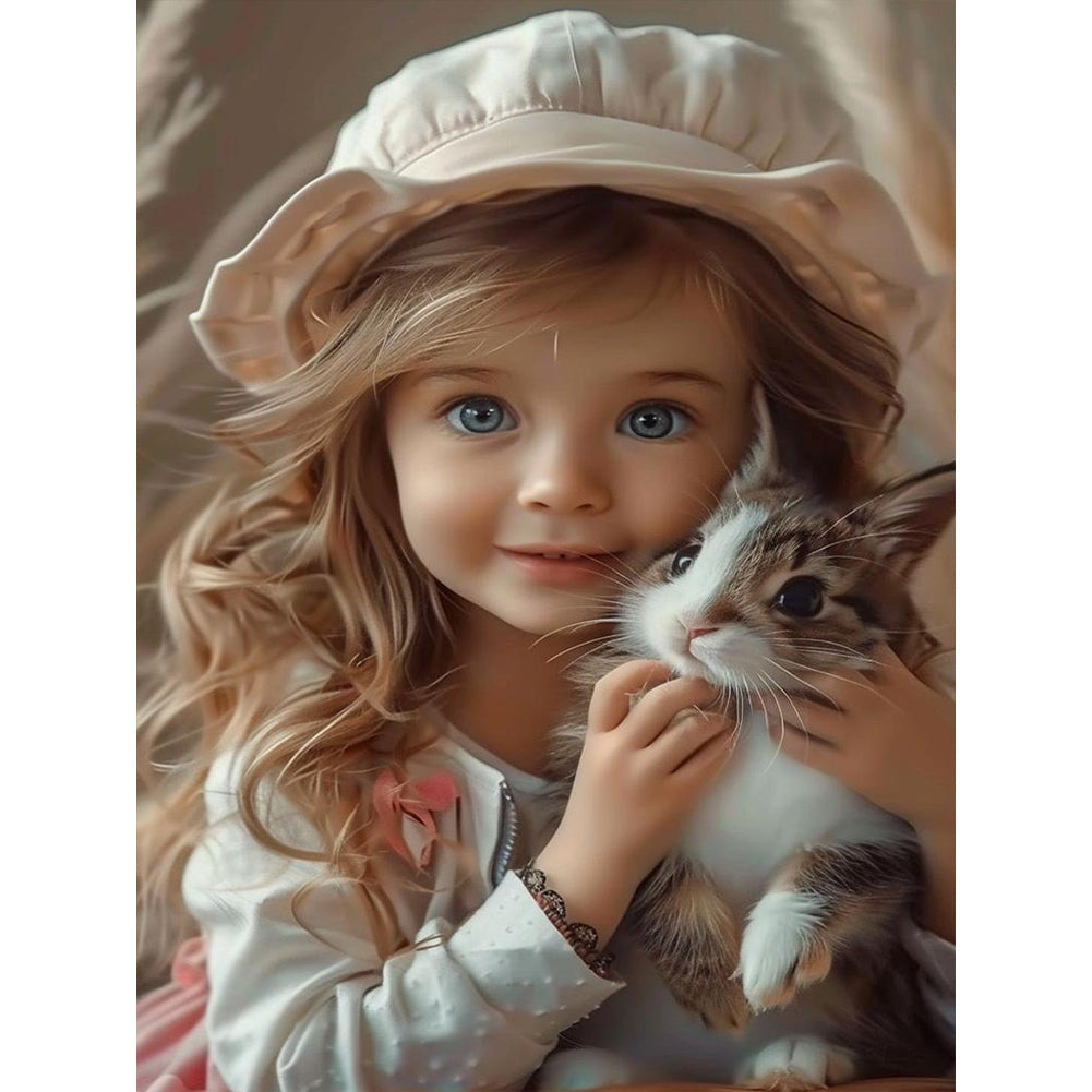Diamond Painting - Full Square - little girl (30*40CM)