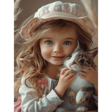 Load image into Gallery viewer, Diamond Painting - Full Square - little girl (30*40CM)
