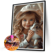 Load image into Gallery viewer, Diamond Painting - Full Square - little girl (30*40CM)
