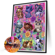 Load image into Gallery viewer, Diamond Painting - Full Square - cute cat (30*40CM)
