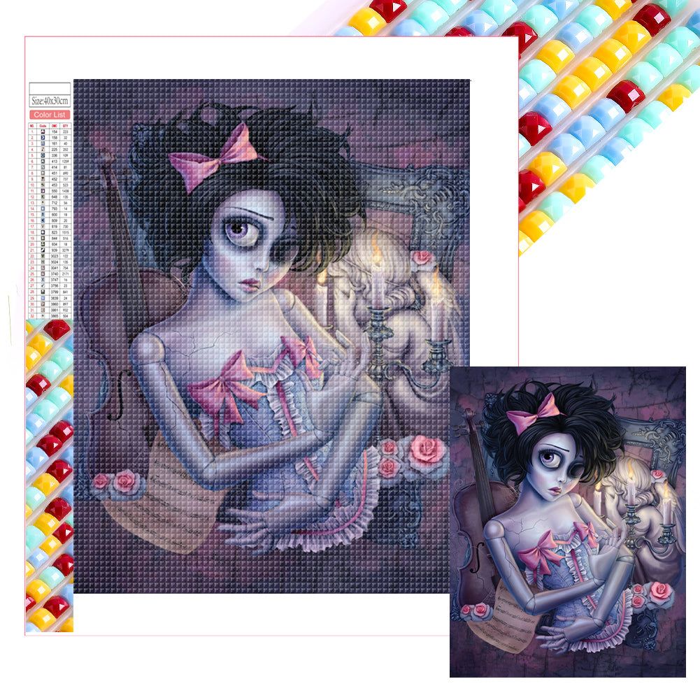 Diamond Painting - Full Square - ghost girl (30*40CM)