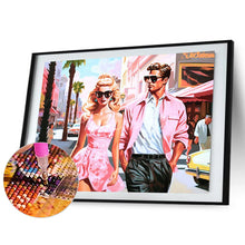 Load image into Gallery viewer, Diamond Painting - Full Square - Pink men and women (40*30CM)
