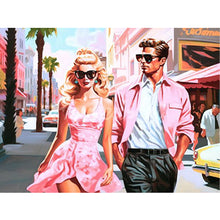 Load image into Gallery viewer, Diamond Painting - Full Square - Pink men and women (40*30CM)
