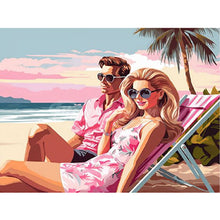 Load image into Gallery viewer, Diamond Painting - Full Square - Pink men and women (40*30CM)
