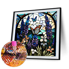 Load image into Gallery viewer, Diamond Painting - Full Round - lavender butterfly (30*30CM)
