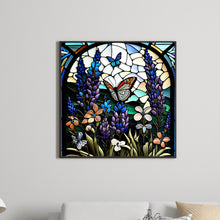Load image into Gallery viewer, Diamond Painting - Full Round - lavender butterfly (30*30CM)
