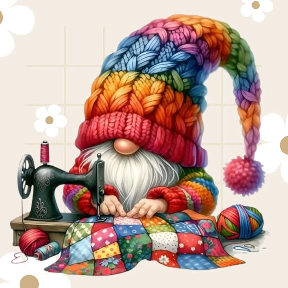 Diamond Painting - Full Round - coffee gnome (30*30CM)