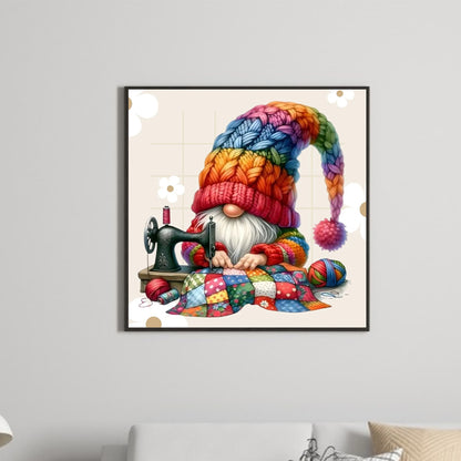Diamond Painting - Full Round - coffee gnome (30*30CM)