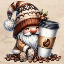 Load image into Gallery viewer, Diamond Painting - Full Round - coffee gnome (30*30CM)
